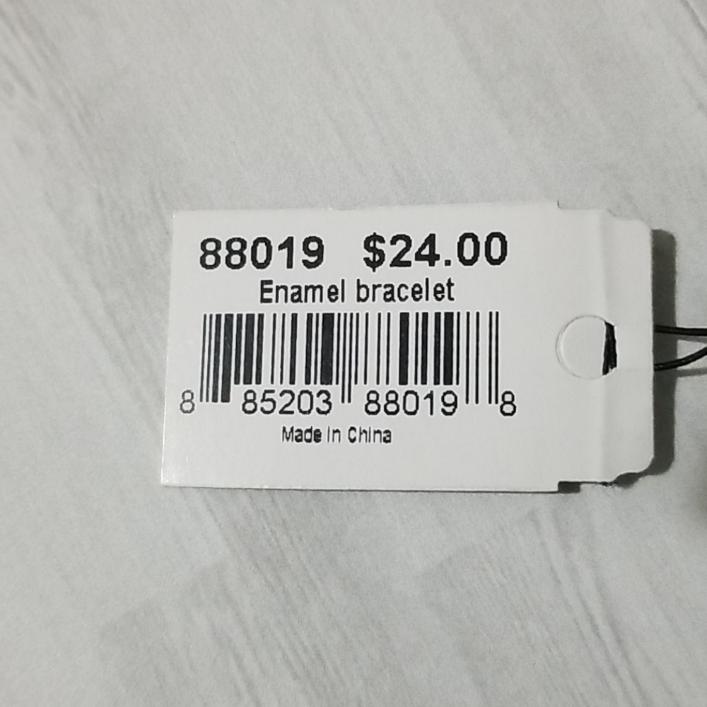 Cookie Lee silver and black stretch bracelet NWT - Picture 5 of 5